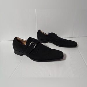 CERTO LA black suede slip on driver loafers shoe men size 44 EU / 11 US